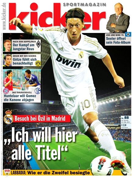 Kicker Sportmagazin (Germany) — 31 October 2011 #88