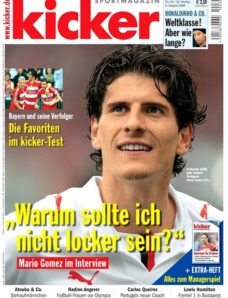 Kicker Sportmagazin (Germany) — 4 August 2008 #64