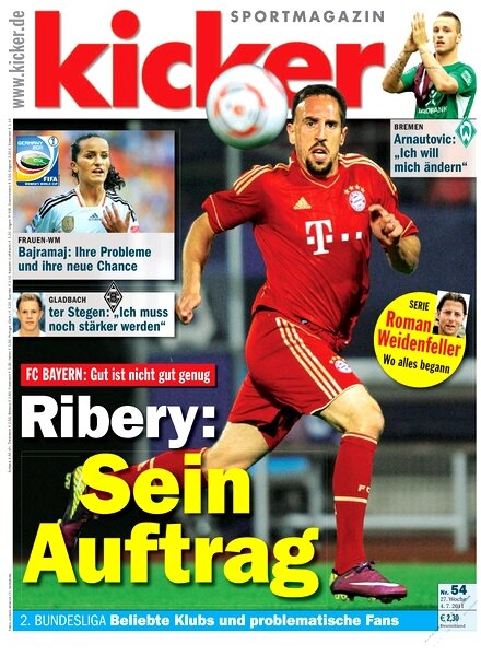 Kicker Sportmagazin (Germany) — 4 July 2011 #54