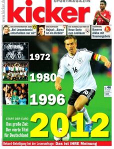 Kicker Sportmagazin (Germany) — 4 June 2012 #46