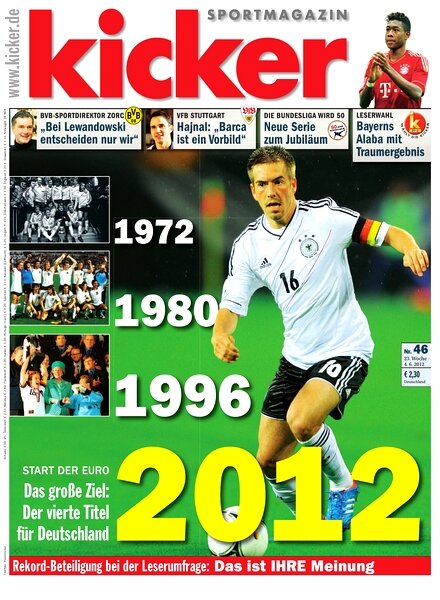 Kicker Sportmagazin (Germany) — 4 June 2012 #46
