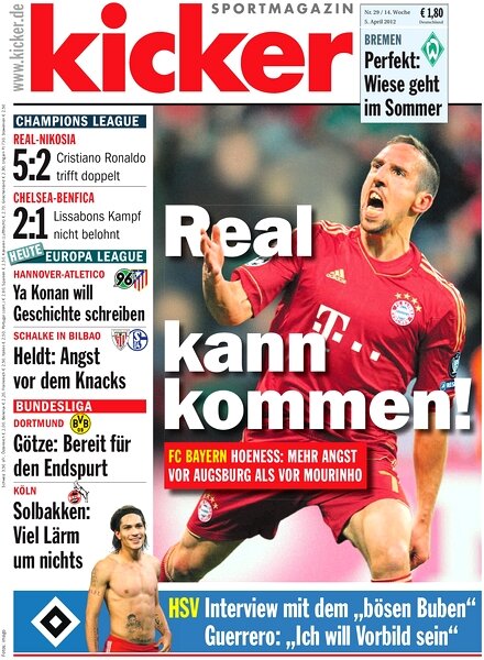 Kicker Sportmagazin (Germany) — 5 April 2012 #29