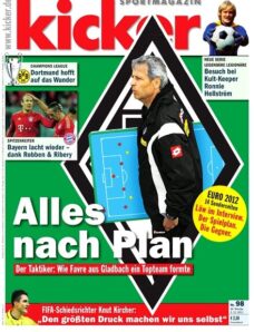 Kicker Sportmagazin (Germany) — 5 December 2011 #98