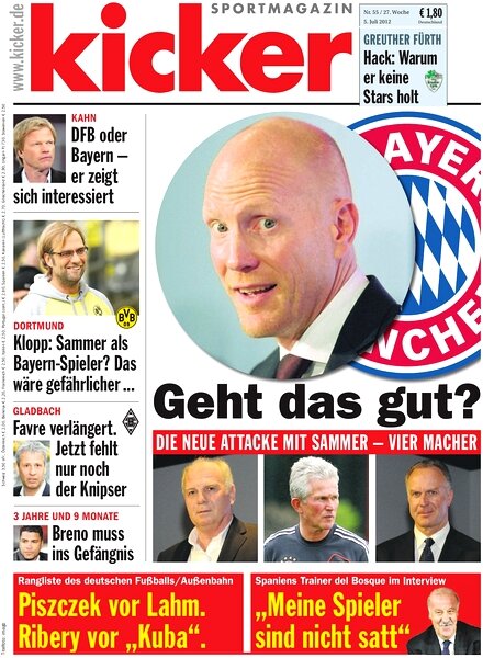 Kicker Sportmagazin (Germany) – 5 July 2012 #55