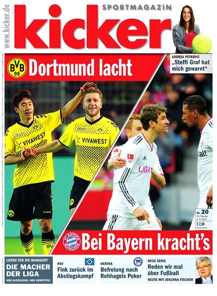 Kicker Sportmagazin (Germany) — 5 March 2012 #20