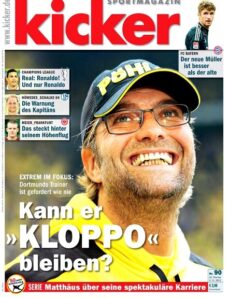 Kicker Sportmagazin (Germany) — 5 November 2012 #90