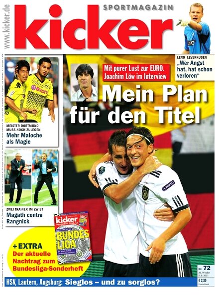 Kicker Sportmagazin (Germany) — 5 September 2011 #72