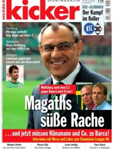 Kicker Sportmagazin (Germany) — 6 April 2009 #30