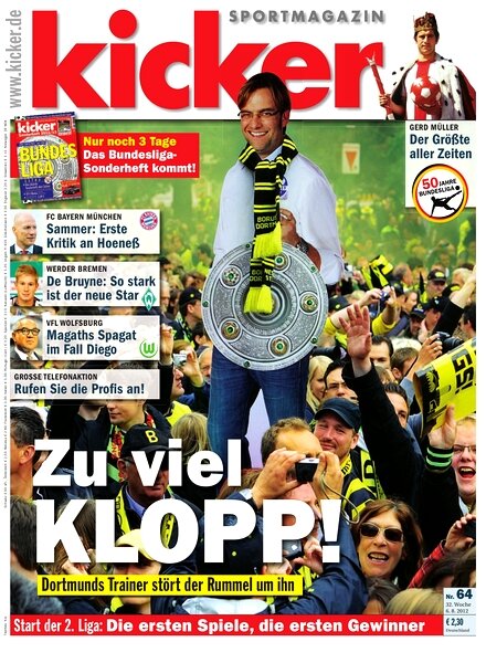 Kicker Sportmagazin (Germany) — 6 August 2012 #64