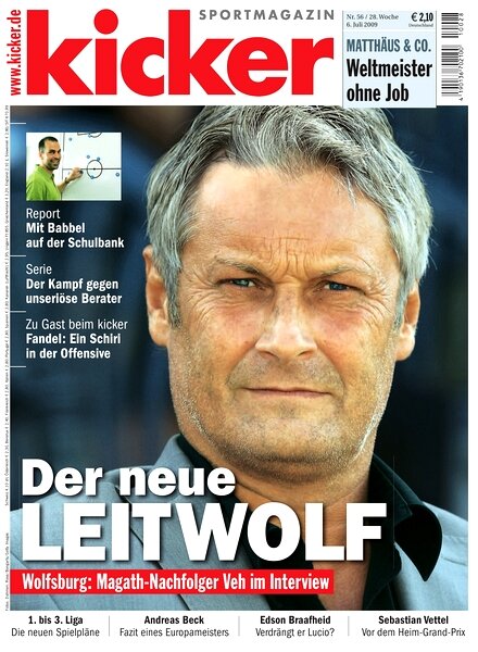 Kicker Sportmagazin (Germany) — 6 July 2009 #56