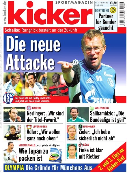 Kicker Sportmagazin (Germany) — 7 July 2011 #55