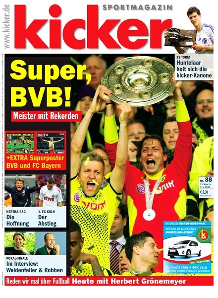 Kicker Sportmagazin (Germany) — 7 May 2012 #38