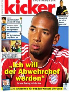 Kicker Sportmagazin (Germany) — 7 November 2011 #90