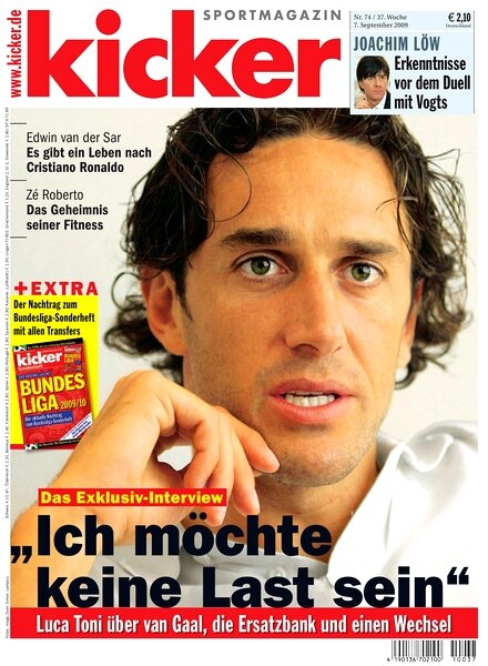 Kicker Sportmagazin (Germany) — 7 September 2009 #74