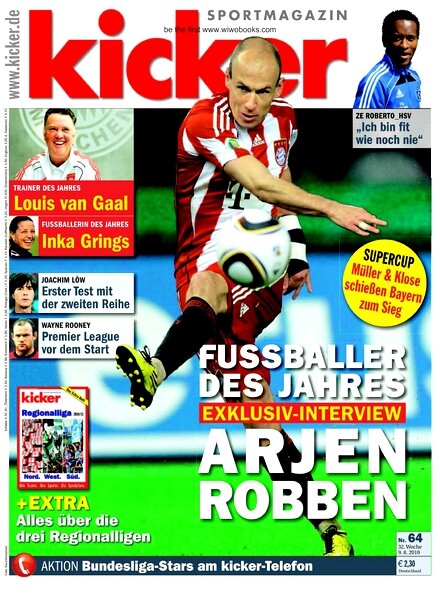 Kicker Sportmagazin (Germany) – 9 August 2010 #64