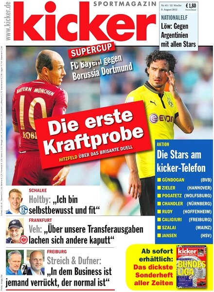 Kicker Sportmagazin (Germany) – 9 August 2012 #65