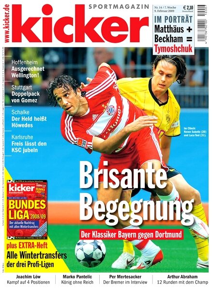 Kicker Sportmagazin (Germany) – 9 February 2009 #14