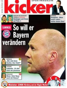 Kicker Sportmagazin (Germany) — 9 July 2012 #56