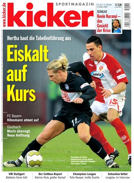 Kicker Sportmagazin (Germany) — 9 March 2009 #22