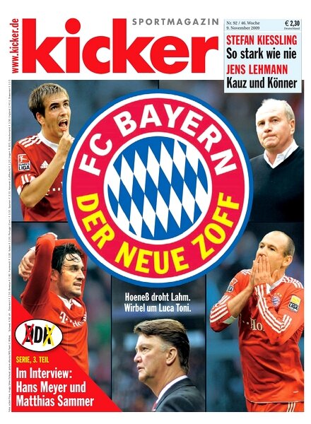 Kicker Sportmagazin (Germany) — 9 November 2009 #92