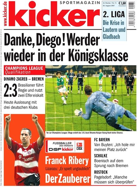 Kicker Sportmagazin (Germany)
