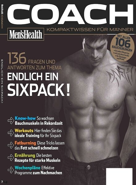 Men’s Health Coach (Germany) — Endlich ein Sixpack!