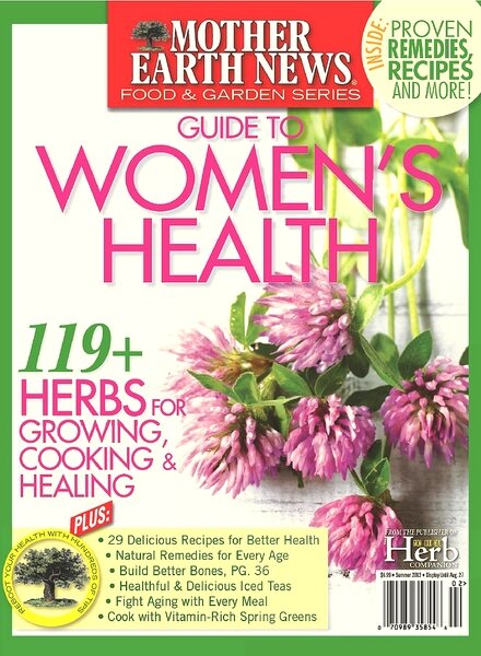 Mother Earth News Women’s Health – Summer 2012