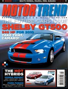 Motor Trend – March 2009