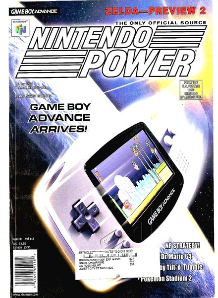 Nintendo Power — April 2001 #143