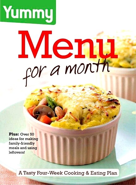 Yummy – Menu for a month – 2011