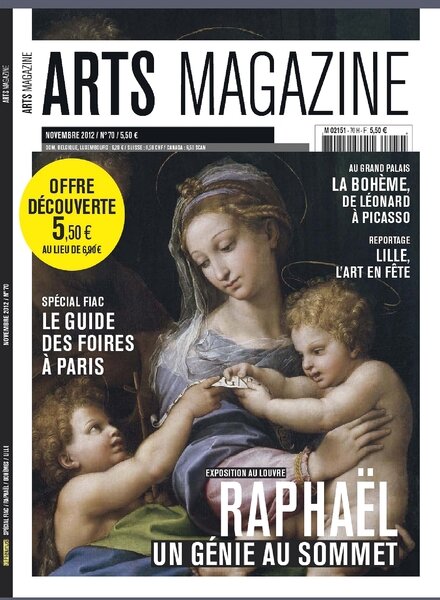 Arts Magazine (France) — November 2012 #70