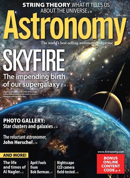 Astronomy — April 2013