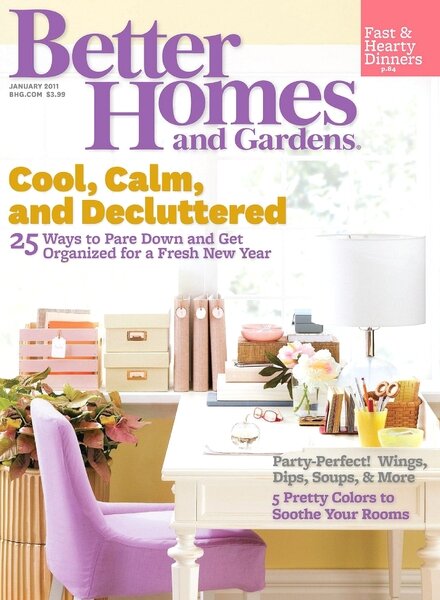 Better Homes & Gardens — January 2011