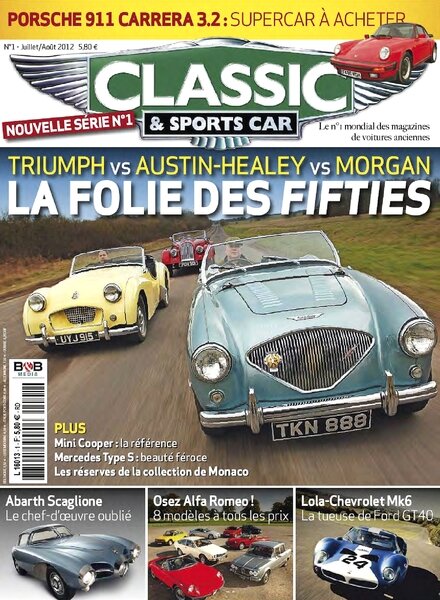 Classic & Sports Car (France) — July-August 2012