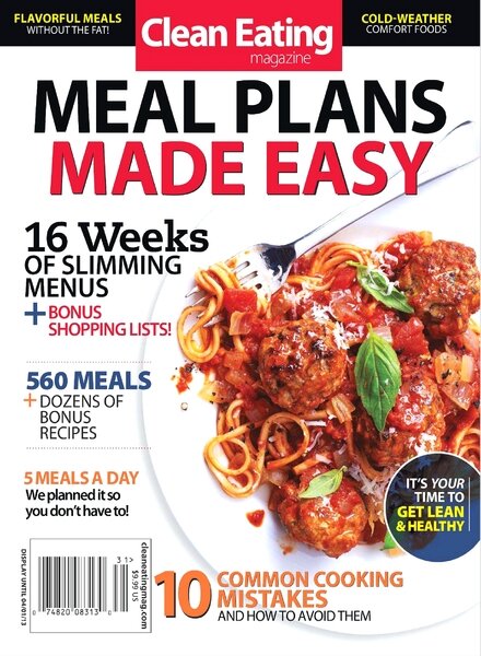 Clean Eating – 52 Week Meal Plan 2013