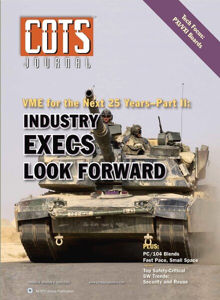 COTS Journal – April 2006