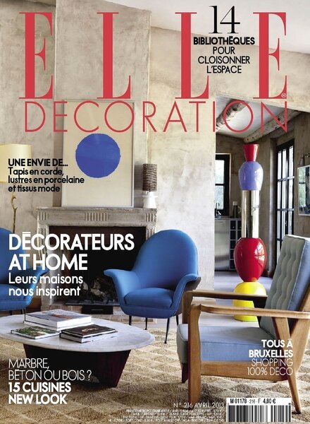 Elle Decoration (France) — April 2013
