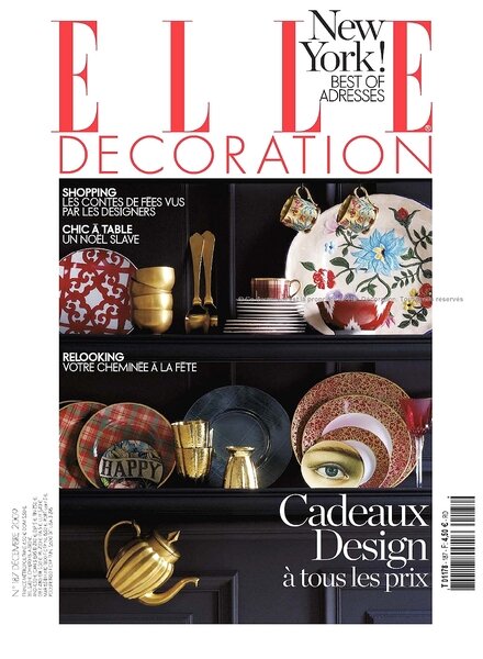 Elle Decoration (France) – December 2009