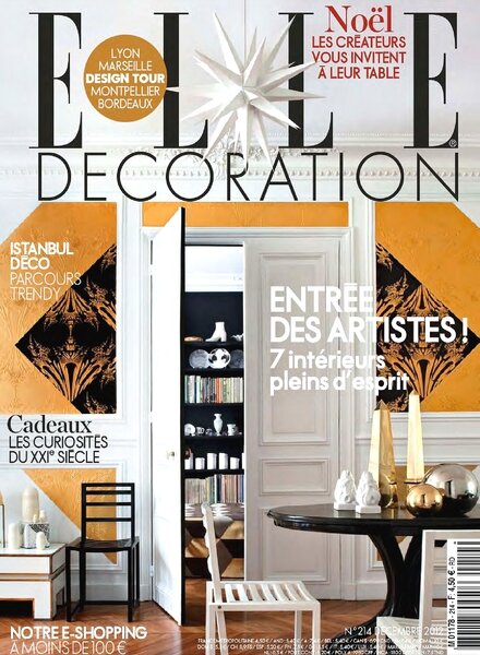 Elle Decoration (France) – December 2012