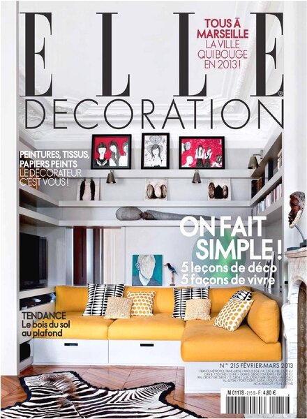 Elle Decoration (France) – February-March 2013