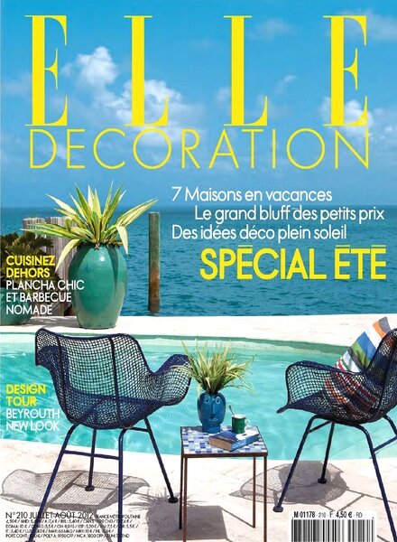 Elle Decoration (France) — July-August 2012