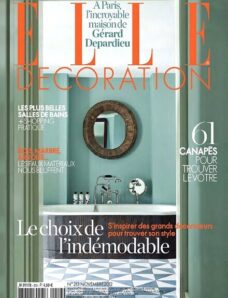 Elle Decoration (France) — November 2012