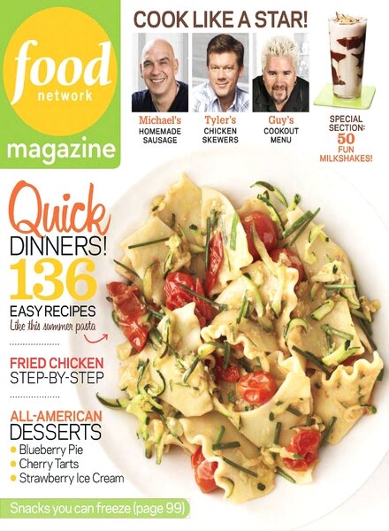 Food Network – July-August 2012