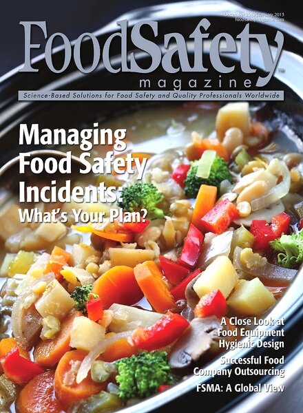Food Safety Magazine – December 2012-January 2013