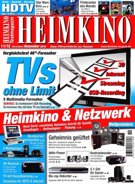 Heimkino (Germany) — November-December 2010