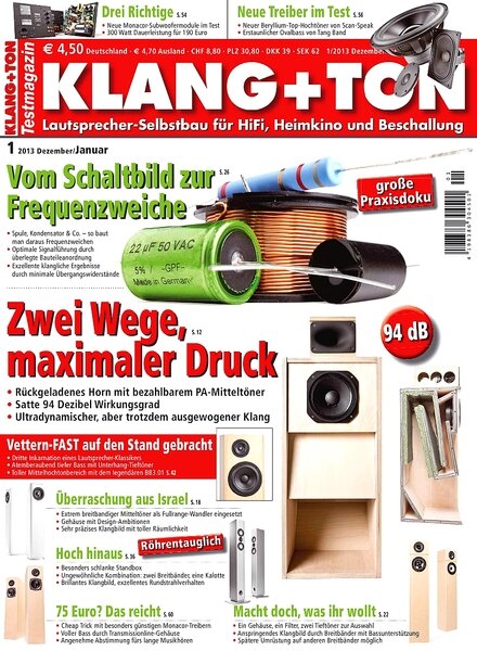 Klang+Ton (Germany) – January 2013