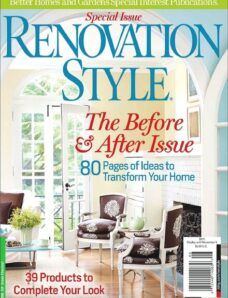 Renovation Style — (Special) The Before & After Issue 2012