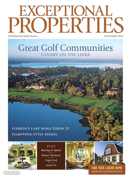 Robb Report Exceptional Properties — May-June 2012