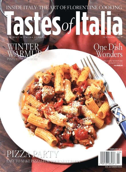 Tastes of Italia — January-February 2012
