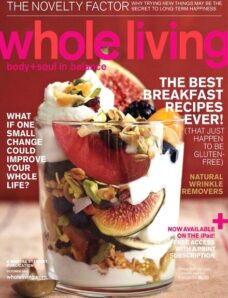 Whole Living — October 2012